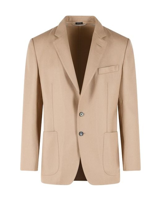 Tom Ford Natural Single Breasted Jacket for men