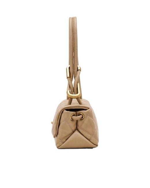 Marc Jacobs Natural The Quilted Mini Dual Shoulder Bag