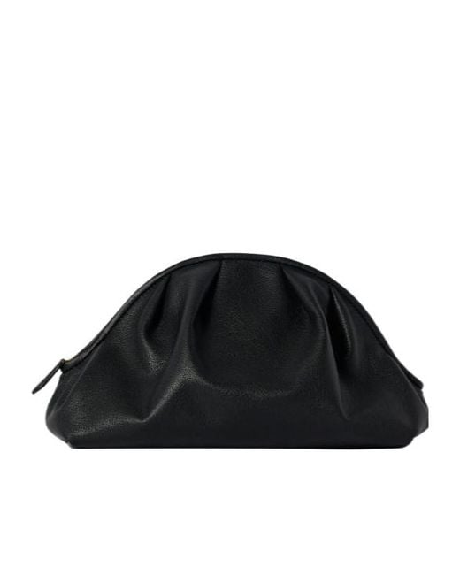 The Row Black Charlotte Clutch Bag