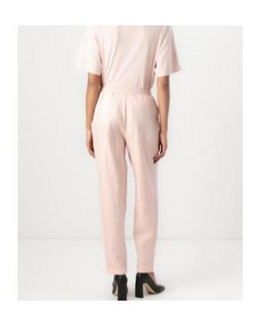 Boss Pink Drawstring Tapered Trousers