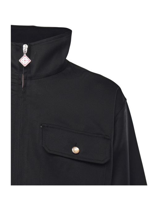 Casablanca Blue Pocket Zip-Up Shirt Jacket for men