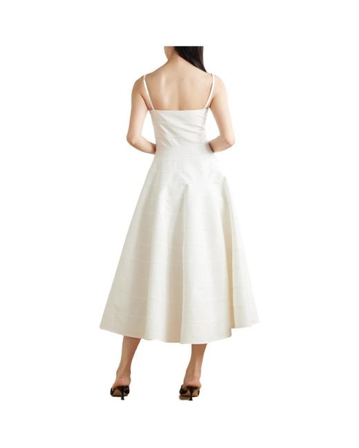 Altuzarra White Pure Cotton Mid-Length Dress