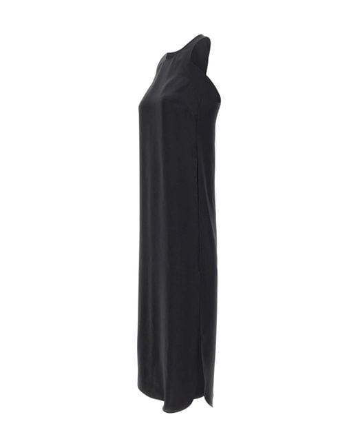 Loulou de Saison Black Paloma Twisted-Back Dress