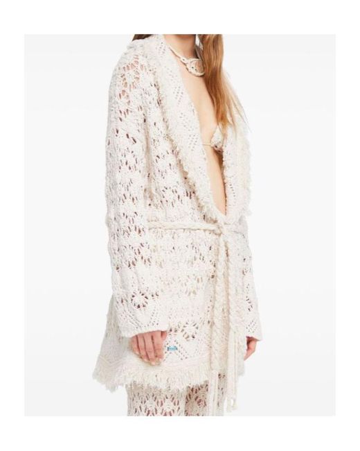 Alanui White Lagoon Romance Cardigan
