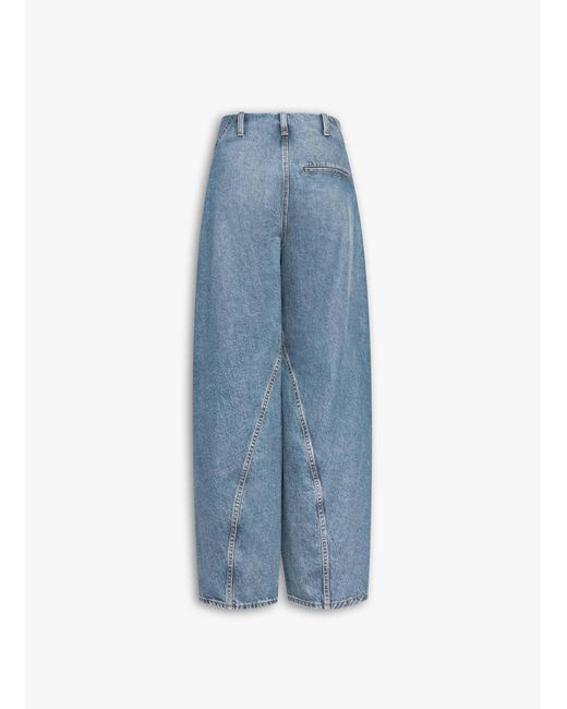 Alaïa Blue Alaïa Denim Cargo Jeans