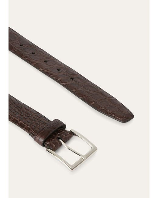 Loro Piana White Owen-Belt Belt for men