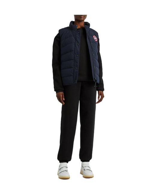 Canada Goose Blue Free-Style Quilted Shell Vest