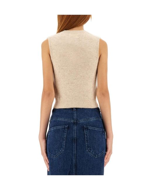 Isabel Marant Natural Isabel Marant Étoile Ametis Knitted Vest