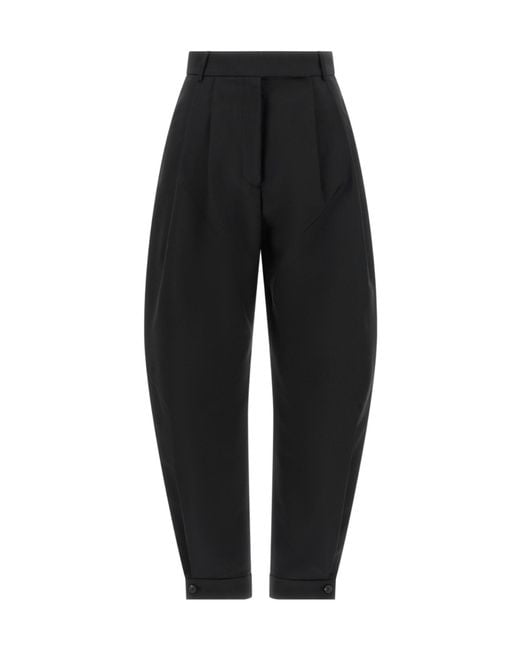 Rohe Black Casual Pants With Belt Loops