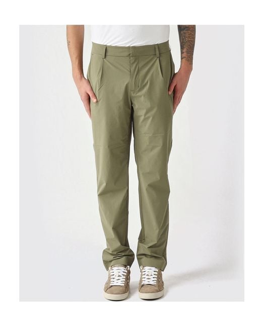 K-Way Green Ailtylight Tech Stretch Pants for men