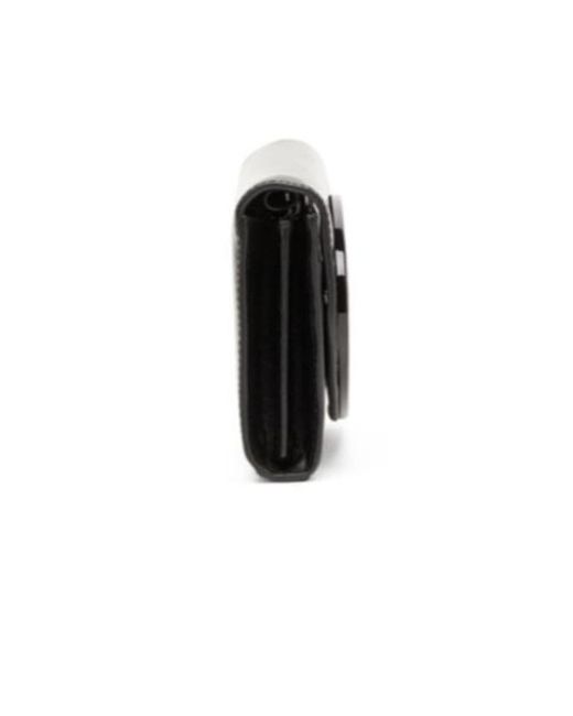 DIESEL Black 1Dr Mirrored Wallet