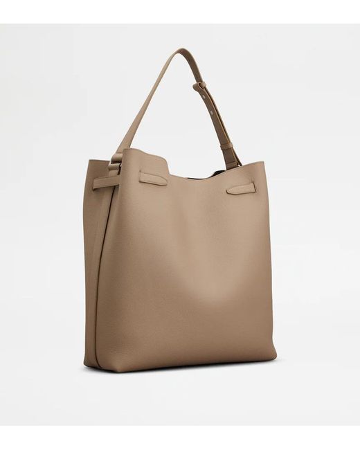 Tod's Natural Solid Color Single-Shoulder Bag for men