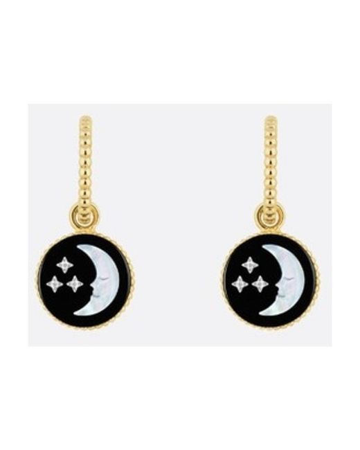 Dior Black Rose Céleste Earrings