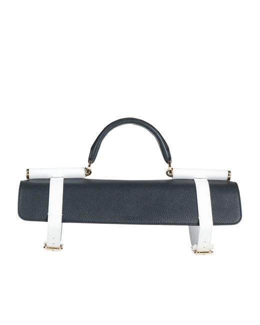 Dolce & Gabbana Blue Two-Tone Single-Shoulder Bag