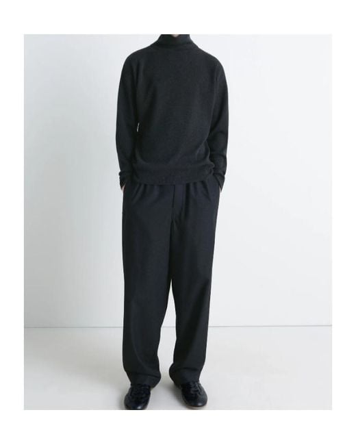 Lemaire Black High-Neck Knitted Jumper for men