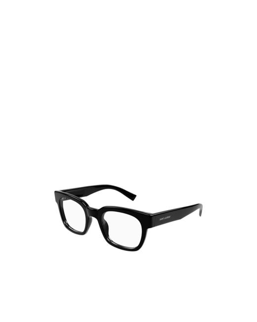 Saint Laurent White Eyewear Sl 805 Square Glasses And Frames for men