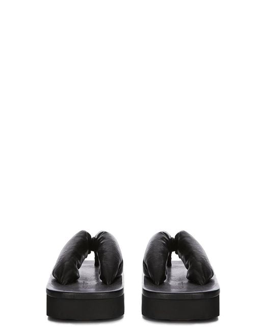 Rick Owens Black Hollywood Flip Flops for men