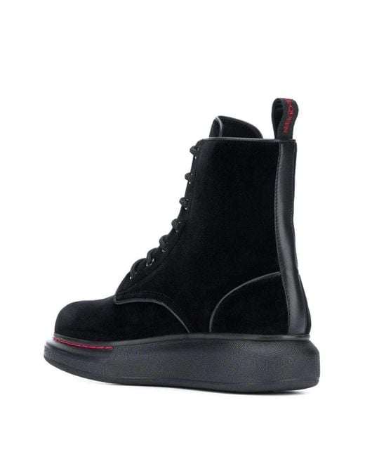 McQueen Black Oversized Boots