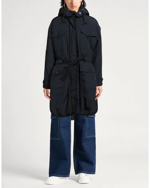 Rag & Bone Blue Hooded Long Down Coat