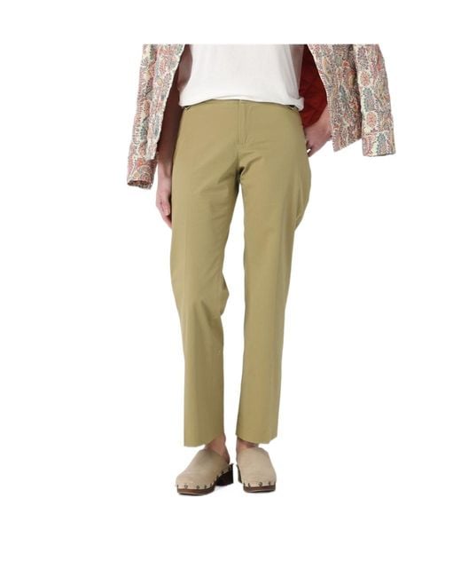 Etro Natural High-Waisted Casual Pants