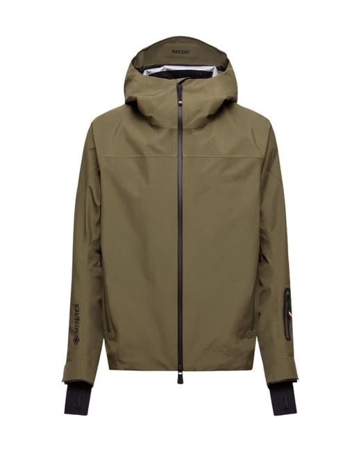 Moncler Green Grenoble Hinterburgs Hooded Ski Jacket for men