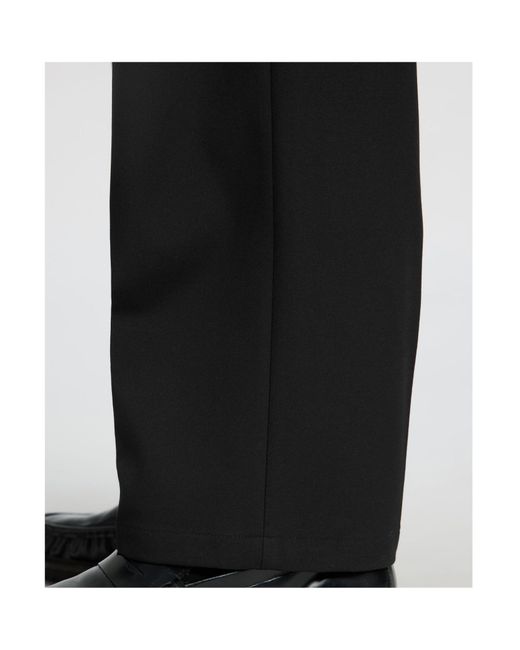 SELECTED Black Belt-Loop Casual Pants for men