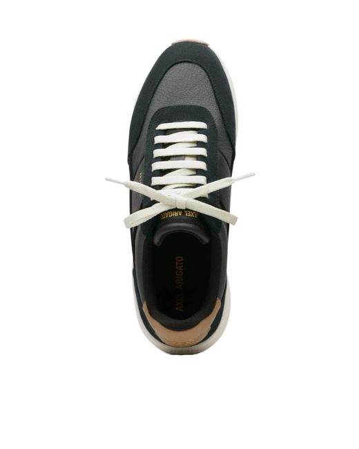 Axel Arigato Black Genesis Neo Runner Padded Leather Sneakers for men