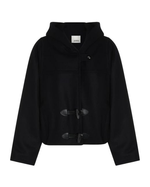 Isabel Marant Black Isabel Marant Trixie Toggle Fastened Coat