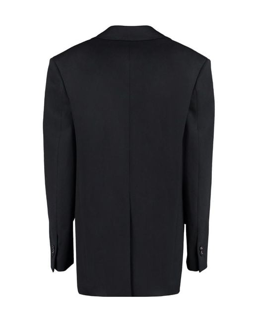 Bottega Veneta Blue Double Breasted Tailored Blazer