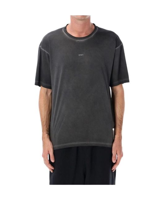 Satisfy Gray Short-Sleeved T-Shirt for men