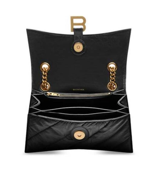 Balenciaga Black Crush Small Shoulder Bag