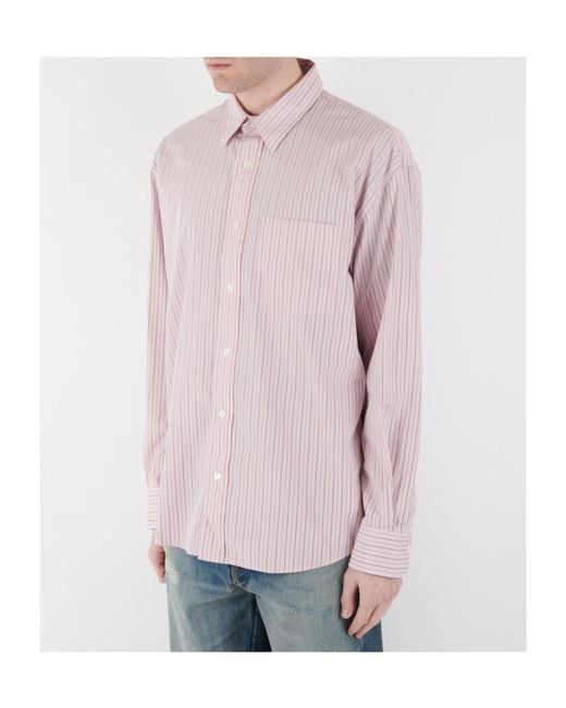 sunflower Pink Striped Shirt for men