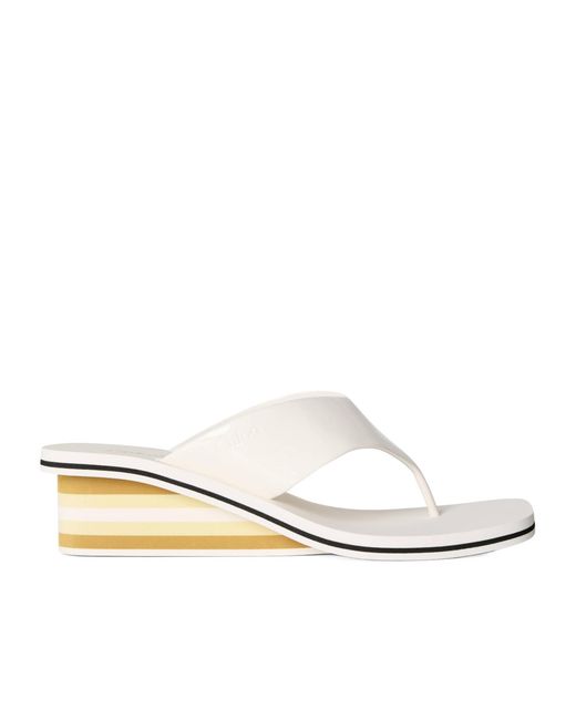 Chloé White Versatile High-Heeled Sandals