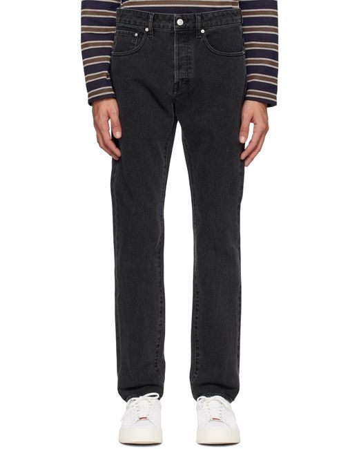 KENZO Black Bara Mid-Rise Slim-Cut Jeans for men