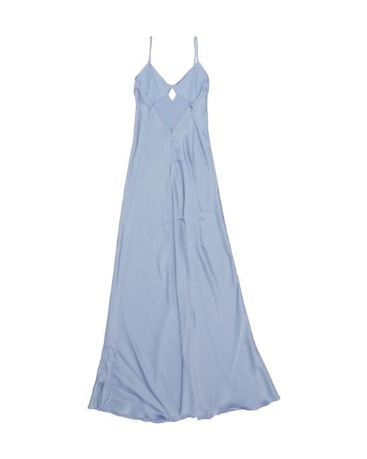 Victoria Beckham Blue Cut-Out Dress