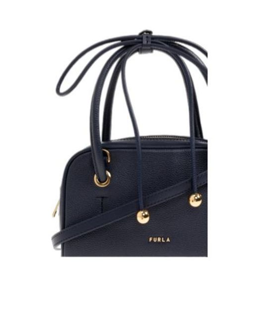 Furla Blue Compact Handbag