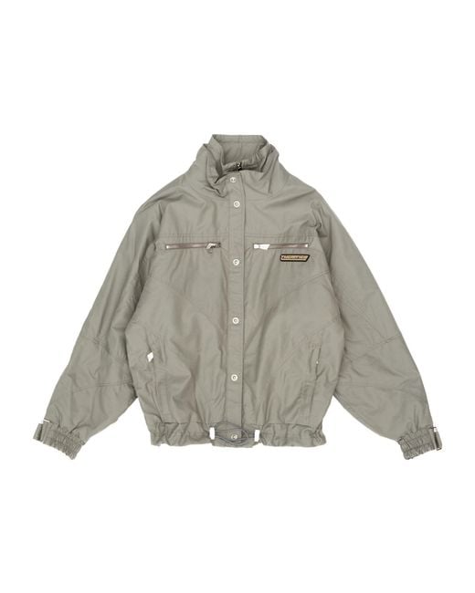 The Attico Gray Long-Sleeve Jacket