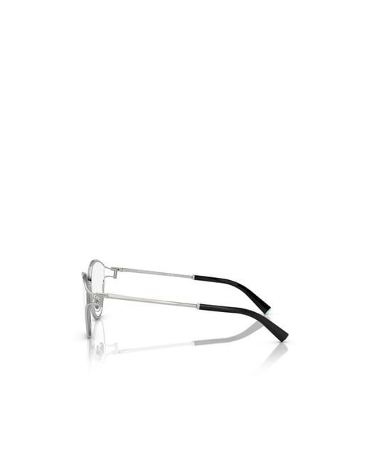 Tiffany & Co White Logo Flat Mirror