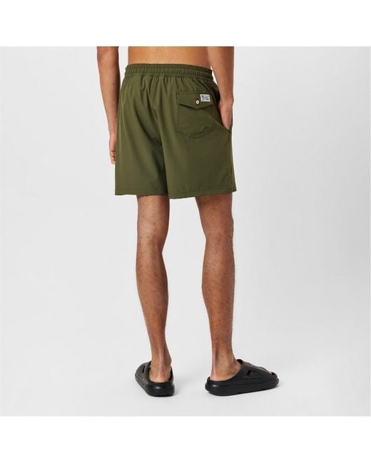 Polo Ralph Lauren Green Traveller Swim Shorts for men