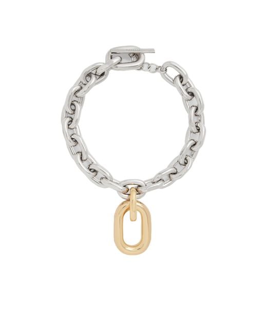 Rabanne Metallic Xl Link Necklace