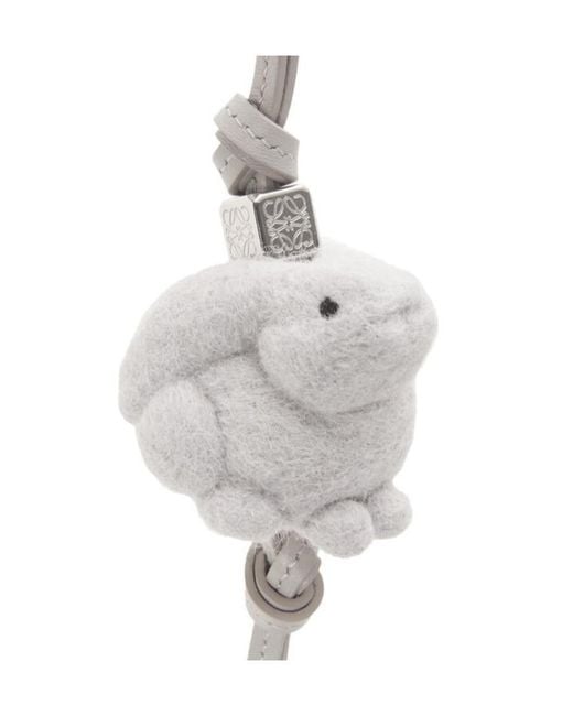 Loewe White Bunny Charm