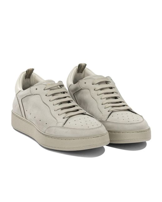 Officine Creative Gray 'The Answer' Low-Top Sneakers for men