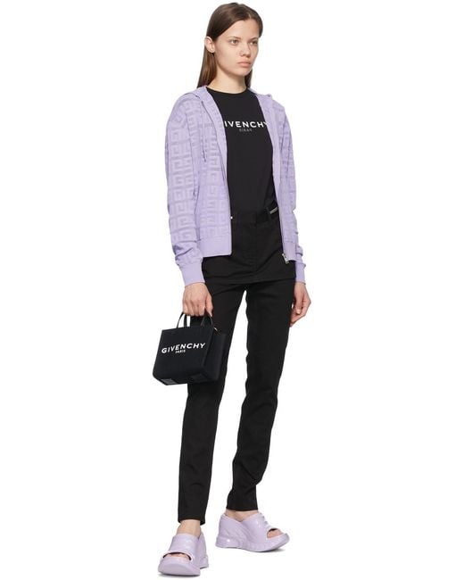 Givenchy Black Mini G Tote Shopping Bag