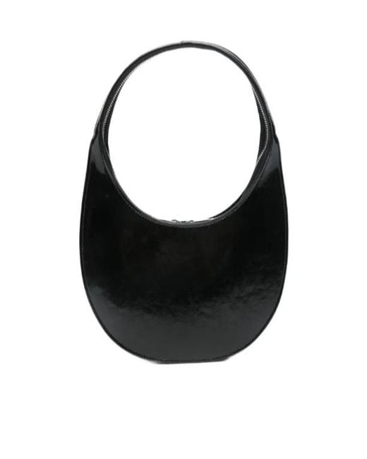 Coperni Black Round Handle Tote Bag