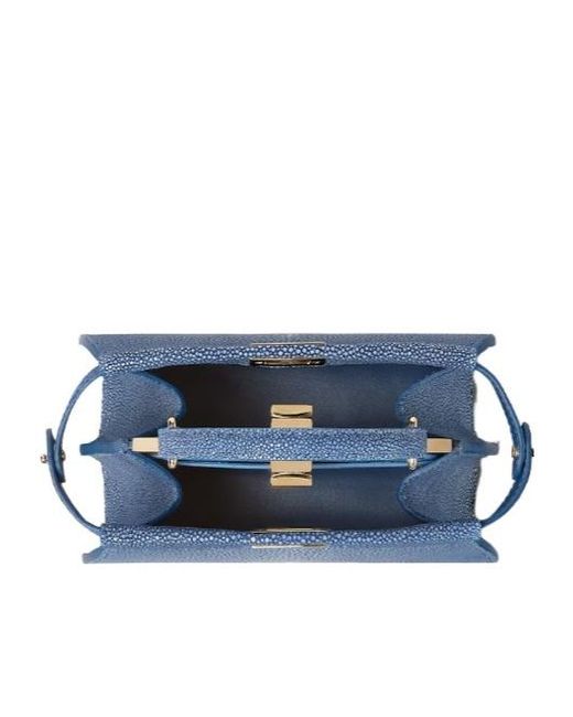 Fendi Blue Peekaboo Iseeu Petite Light Stingray Bag