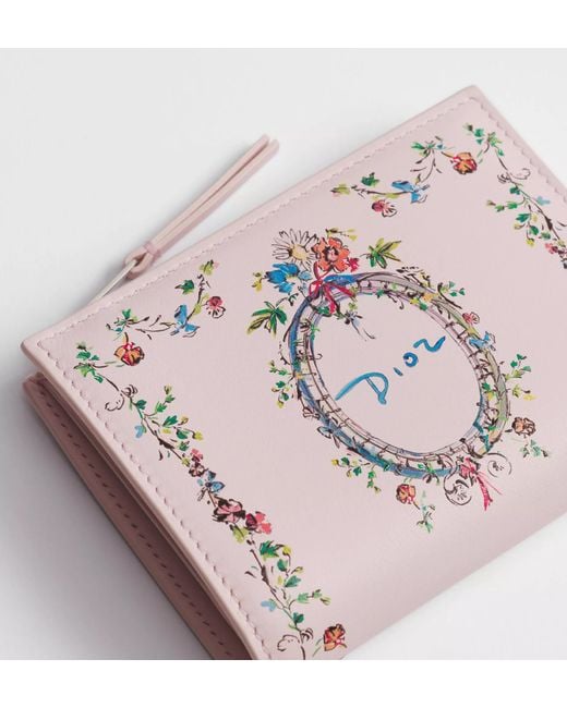 Dior Pink Iviera Dahlia Wallet