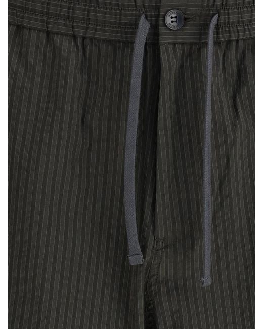 Maison Kitsuné Gray Maison Kitsuné Elasticated Bermuda Shorts for men