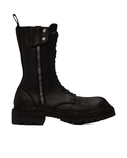Guidi Black X Stylezeitgeist Lace-Up Boots for men