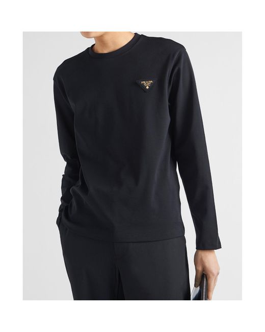 最終値下げ　PRADA SPORTS long t shirt ロンT Prada ロゴ ロングTシャツ 通販 - FARFETCH