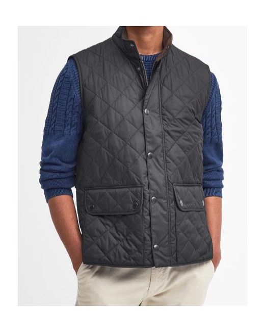 Barbour Black Lowerdale Gilet for men
